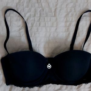 Emporio Armani Pushup Bra/ Designer/ Sz 34B/ Pushup/ Padded/Black